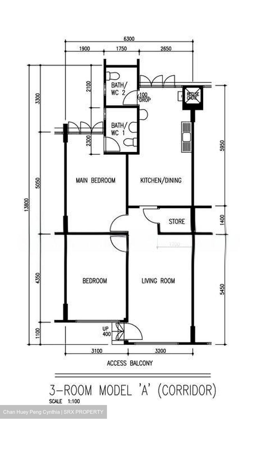 Blk 615 Yishun Ring Road (Yishun), HDB 3 Rooms #589241791